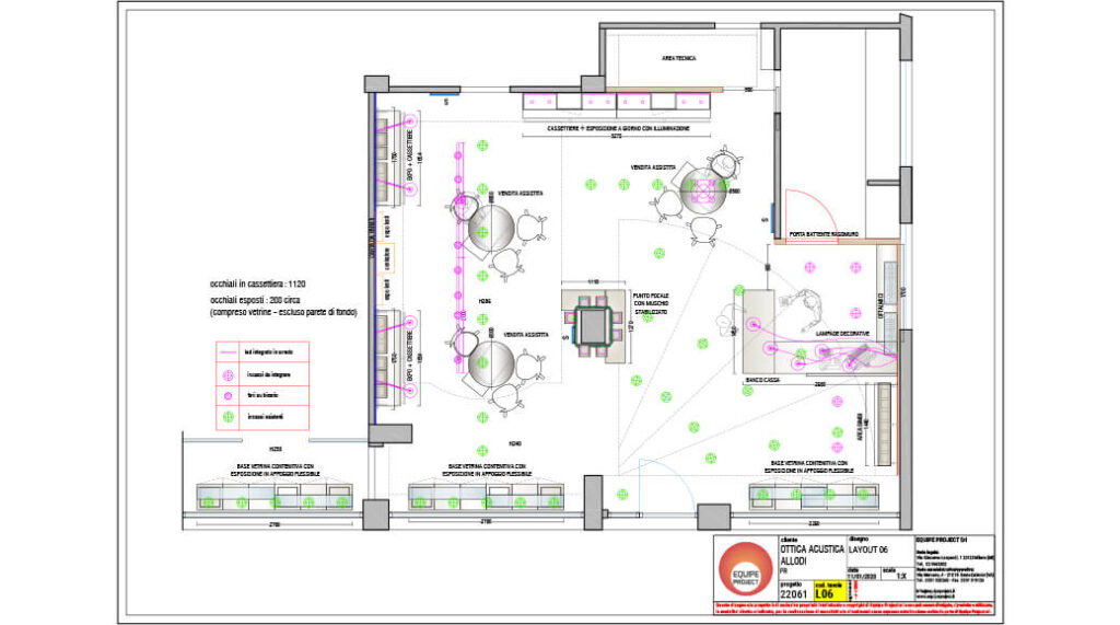 fase progettazione negozio 2d